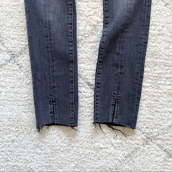 NWT AllSaints Grace Split Ankle Jeans Washed Black Size 25 - Picture 5 of 9